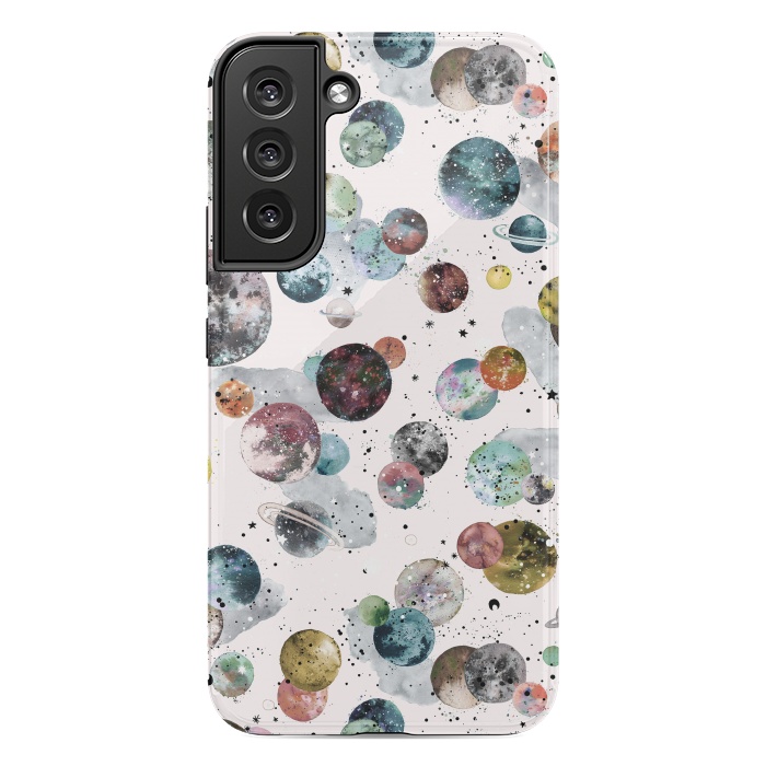Galaxy S22 plus StrongFit Cosmic Planets and Constellations Multicolored by Ninola Design