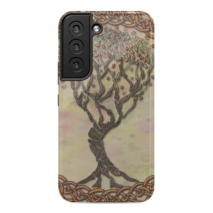 Galaxy S22 StrongFit Celtic Tree of Life II by Lotti Brown