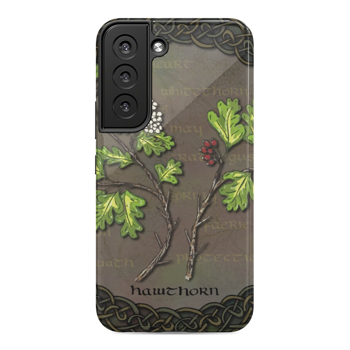Galaxy S22 StrongFit Celtic Hawthorn by Lotti Brown