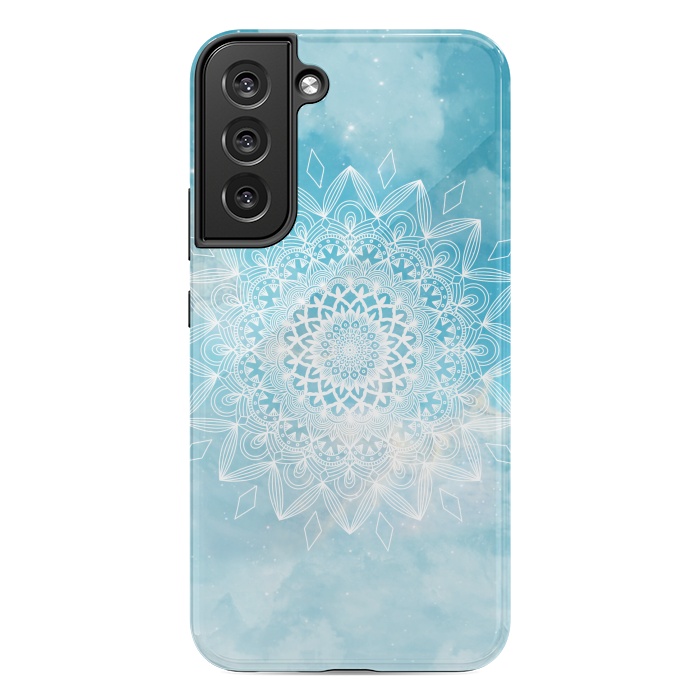 Galaxy S22 plus StrongFit Sky mandala flower by Jms