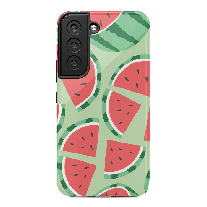 Galaxy S22 StrongFit Watermelon pattern 01 by Jelena Obradovic