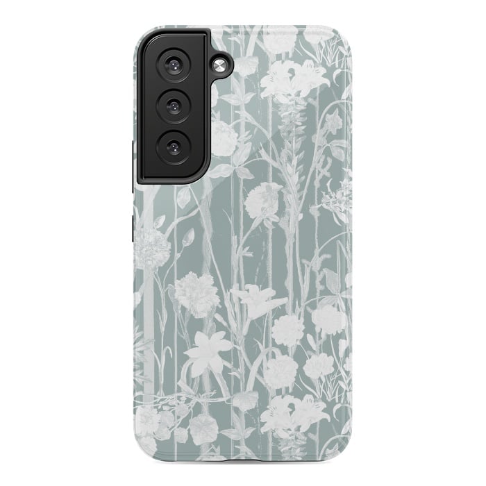 Galaxy S22 StrongFit Pastel botanical floral vines by Oana 