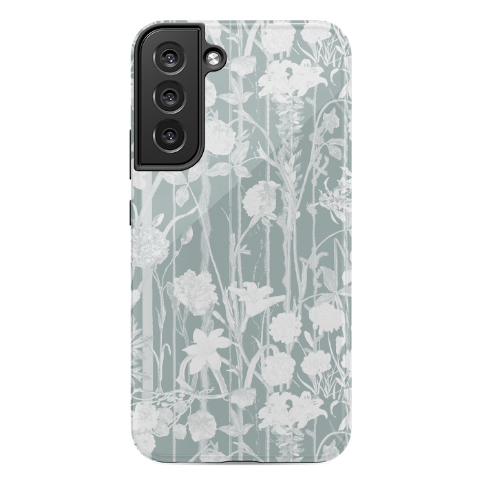 Galaxy S22 plus StrongFit Pastel botanical floral vines by Oana 