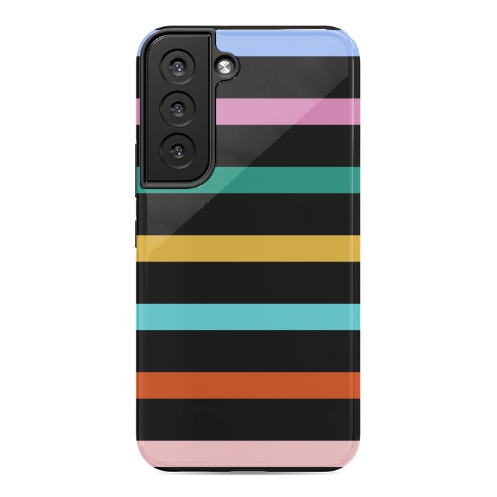 Galaxy S22 StrongFit Colored Stripes by TMSarts