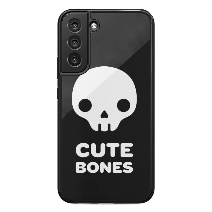 Galaxy S22 plus StrongFit Cute skull by Laura Nagel