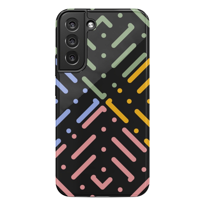 Galaxy S22 plus StrongFit Digital Line and Dots  by TMSarts