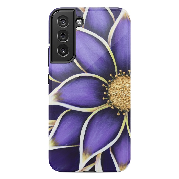 Galaxy S22 plus StrongFit Purple Passion II by Denise Cassidy Wood