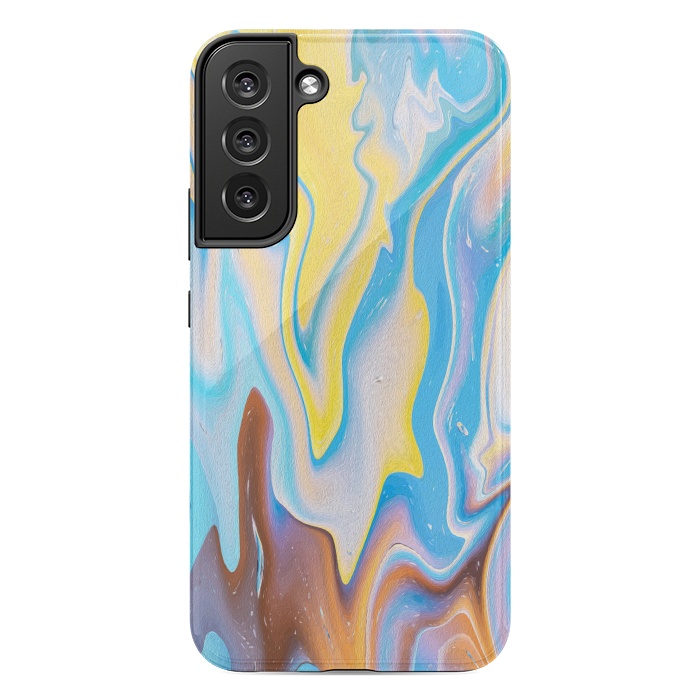 Galaxy S22 plus StrongFit Abstract Marble-II by Creativeaxle