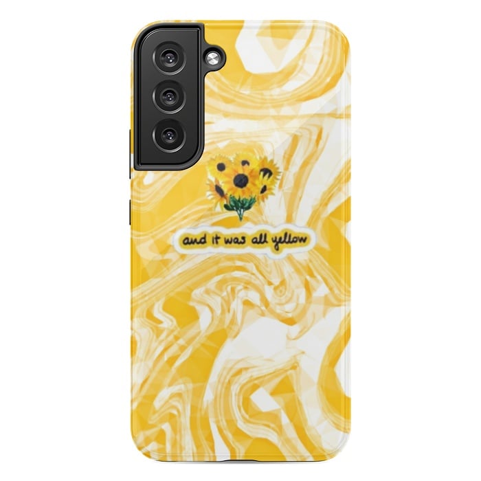 Galaxy S22 plus StrongFit Yellow marble by CAS