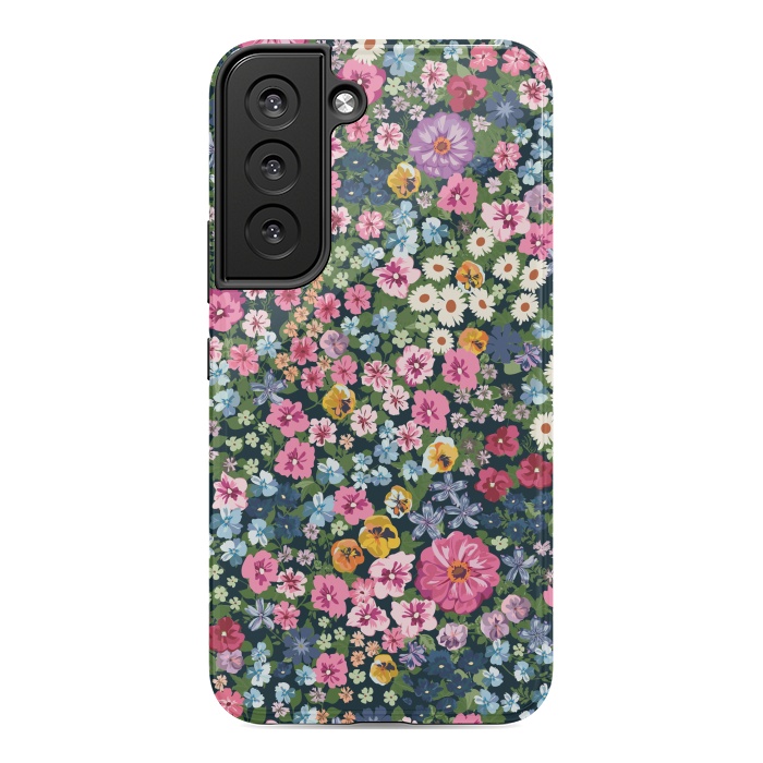 Galaxy S22 StrongFit Beatiful and Cute Flowers in Different Colors XI by ArtsCase