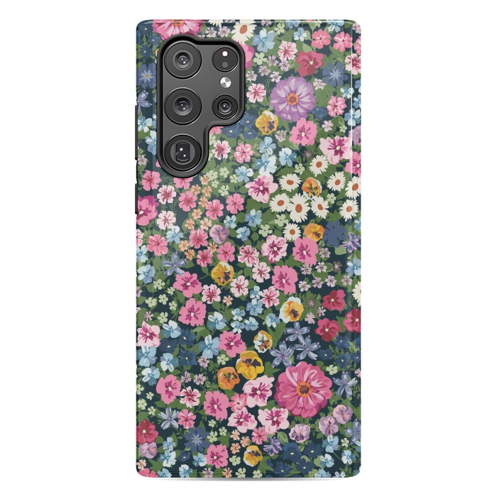 Galaxy S22 Ultra StrongFit Beatiful and Cute Flowers in Different Colors XI by ArtsCase