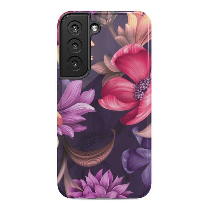 Galaxy S22 StrongFit Botanical Floral illustration by ArtsCase
