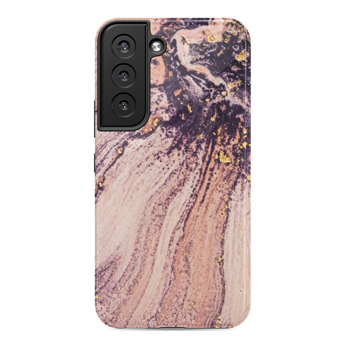 Galaxy S22 StrongFit Golden Turn Artistic Design I by ArtsCase