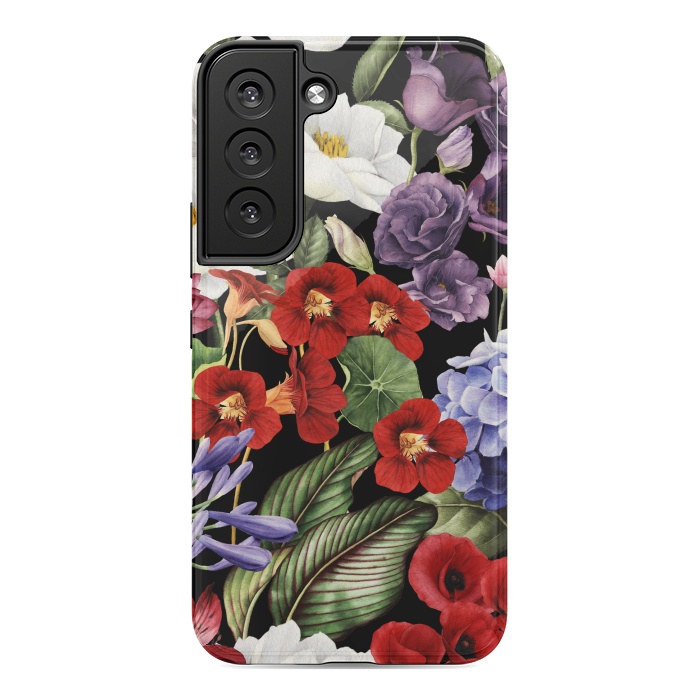 Galaxy S22 StrongFit Design Floral Pattern II by ArtsCase