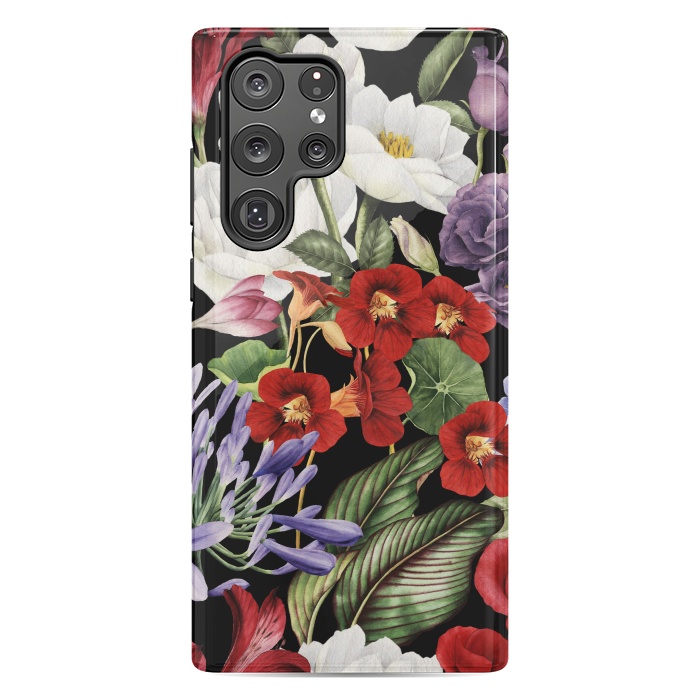Galaxy S22 Ultra StrongFit Design Floral Pattern II by ArtsCase