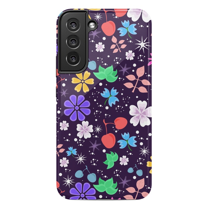 Galaxy S22 plus StrongFit Flowers with Purple Tones XXX  by ArtsCase