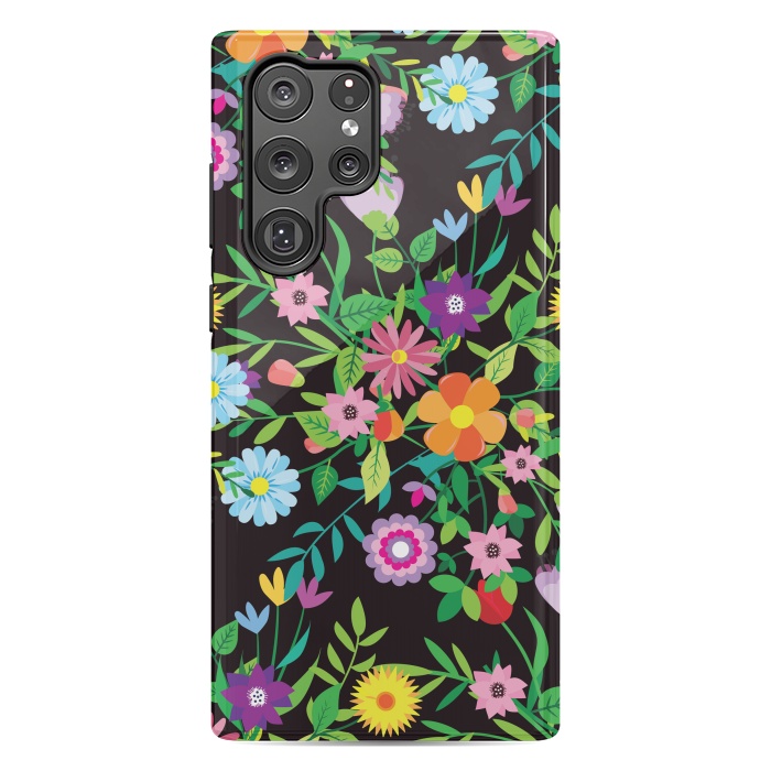 Galaxy S22 Ultra StrongFit Pattern Doodle Spring by ArtsCase