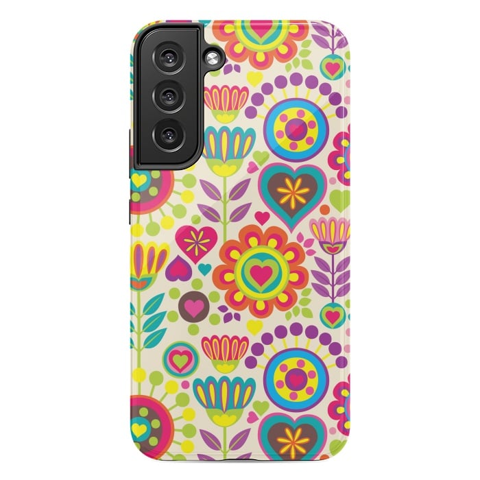 Galaxy S22 plus StrongFit Sweet Pink Flowers 789 by ArtsCase