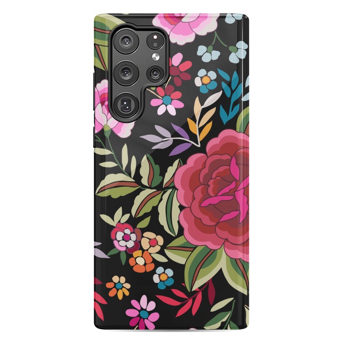 Galaxy S22 Ultra StrongFit Sweet Pink Flowers by ArtsCase