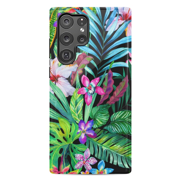 Galaxy S22 Ultra StrongFit Tropical Exotic Pattern by ArtsCase