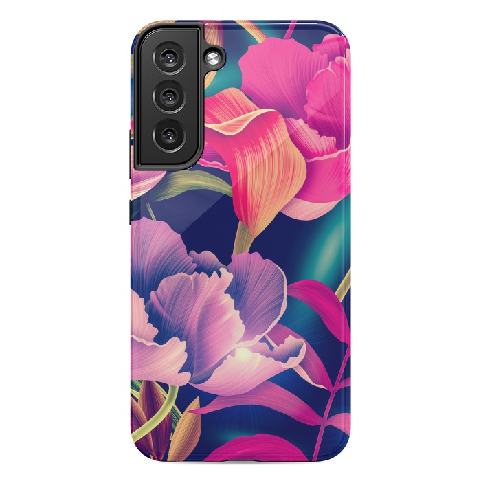 Galaxy S22 plus StrongFit Tropical Flowers XVII by ArtsCase