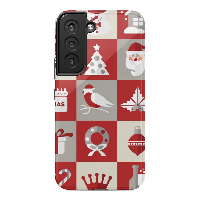 Galaxy S22 StrongFit Christmas Design Icons by ArtsCase