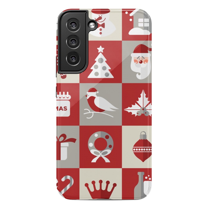 Galaxy S22 plus StrongFit Christmas Design Icons by ArtsCase