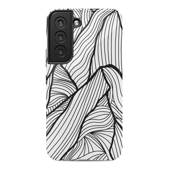Galaxy S22 StrongFit Mountains of lines by Steve Wade (Swade)