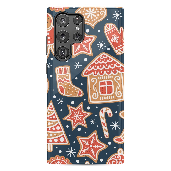 Galaxy S22 Ultra StrongFit Hello Christmas by ArtsCase