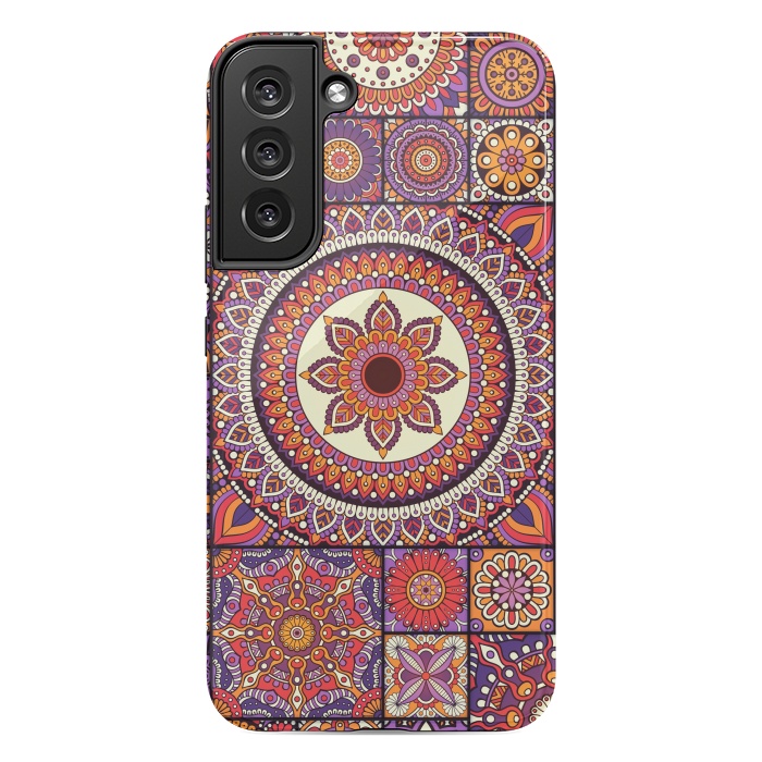 Galaxy S22 plus StrongFit Mandala Pattern Design with Period Decorative Elements by ArtsCase