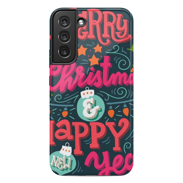 Galaxy S22 plus StrongFit Merry Christmas and Happy New Year 1 by ArtsCase