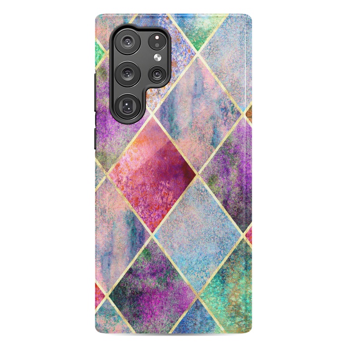 Galaxy S22 Ultra StrongFit Plancha Geométrica Abstracta by ArtsCase