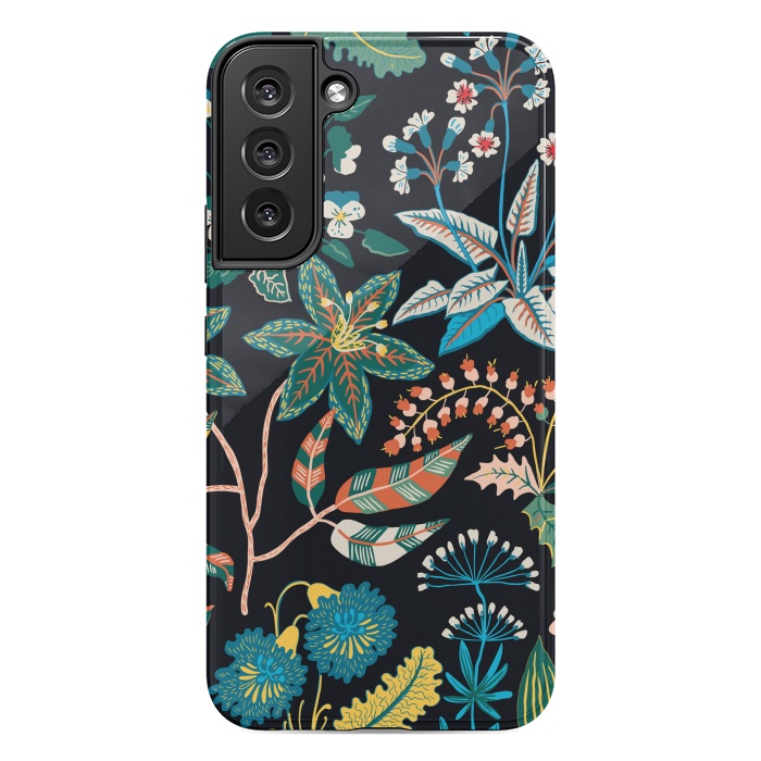 Galaxy S22 plus StrongFit Randomly Scattered Botanical Motifs by ArtsCase