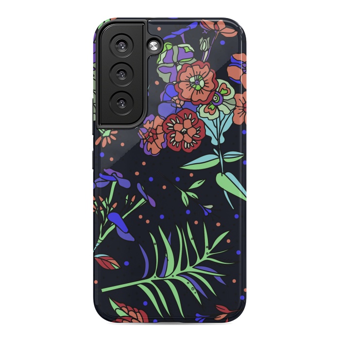 Galaxy S22 StrongFit Seamless Floral Pattern 333 by ArtsCase