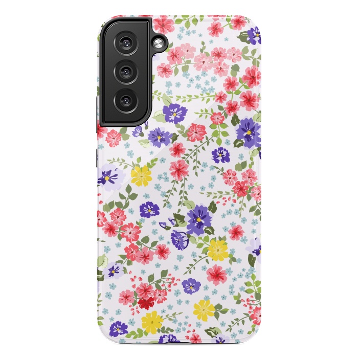 Galaxy S22 plus StrongFit Simple Cute Pattern in Small-Scale Flowers by ArtsCase