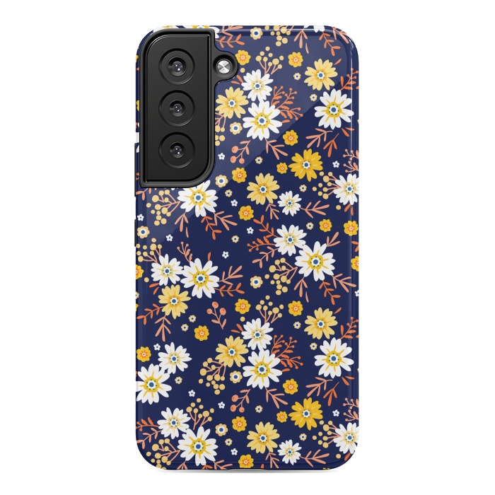 Galaxy S22 StrongFit Small Multicoloured Flowers by ArtsCase