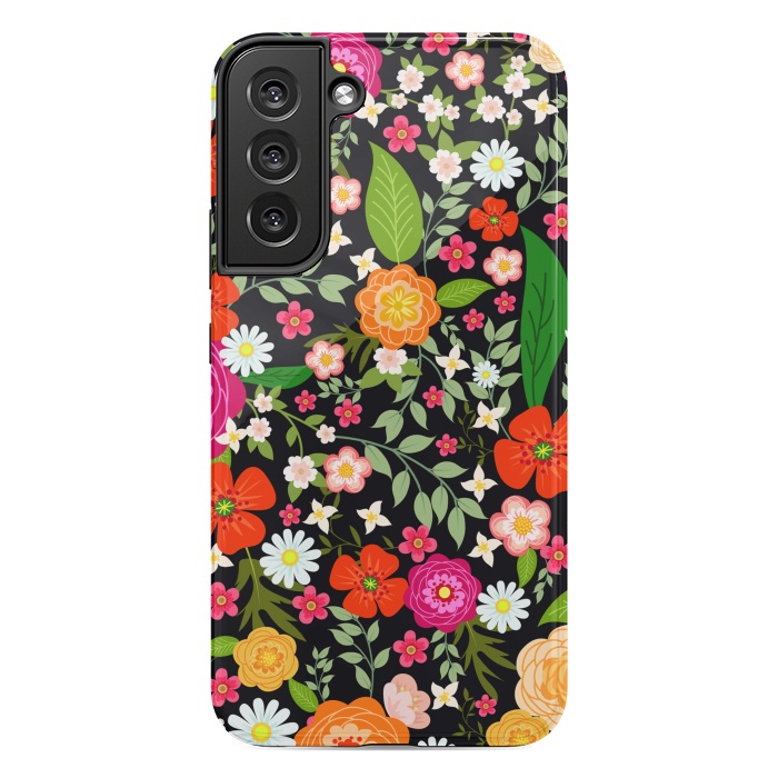 Galaxy S22 plus StrongFit Summer Meadow Seamless Pattern by ArtsCase