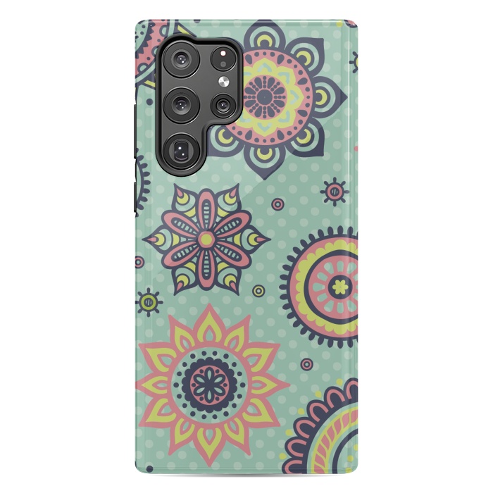 Galaxy S22 Ultra StrongFit Vintage Decorative Elements by ArtsCase