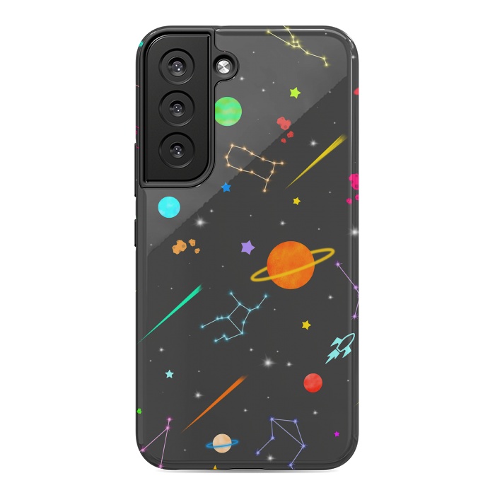 Galaxy S22 StrongFit Aesthetic colorful space by Jms