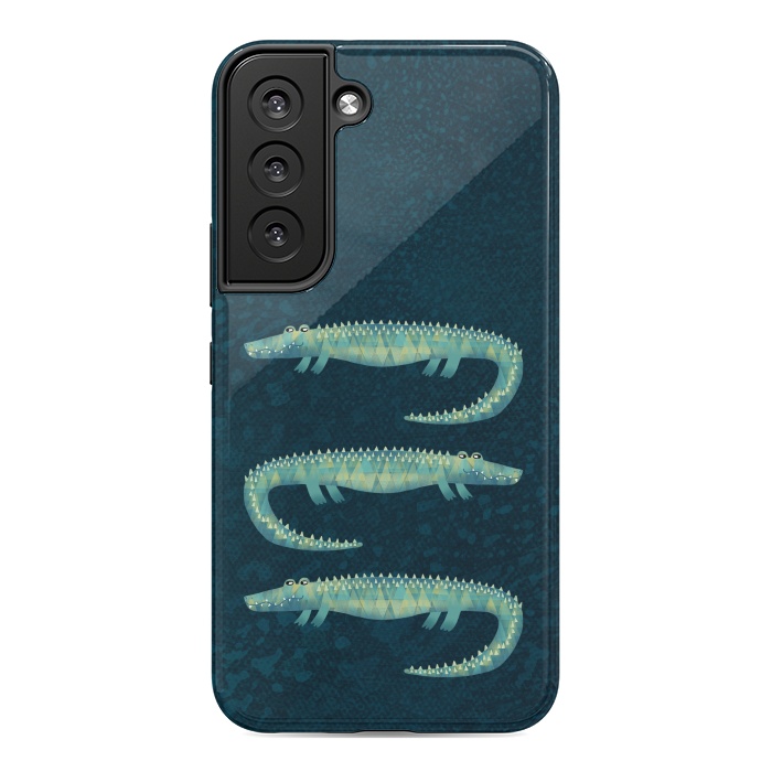Galaxy S22 StrongFit Alligator - or maybe Crocodile by Nic Squirrell