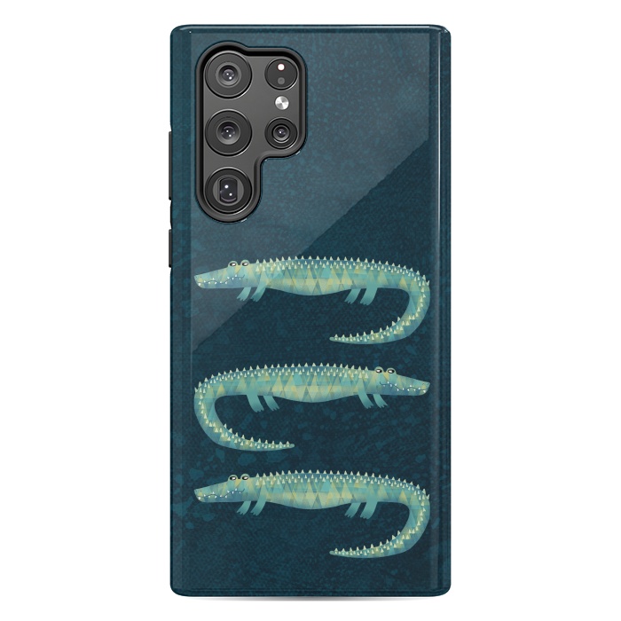 Galaxy S22 Ultra StrongFit Alligator - or maybe Crocodile by Nic Squirrell