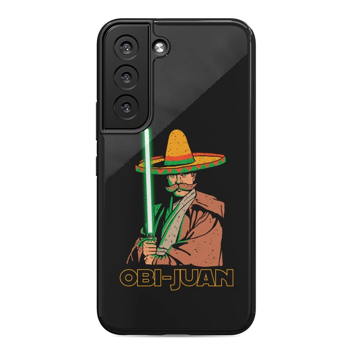 Galaxy S22 StrongFit Obi Juan Funny Mexican Sombrero Cinco de Mayo by Vó Maria