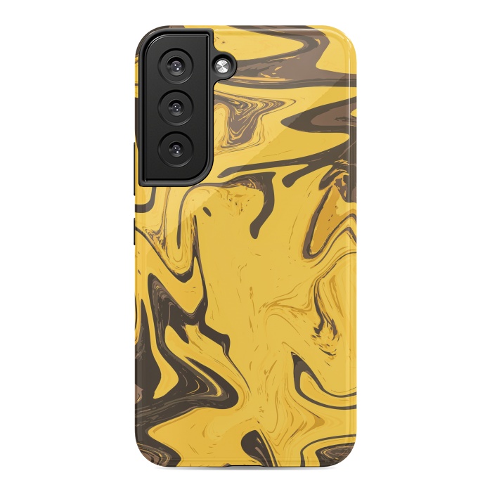 Galaxy S22 StrongFit Yellowest Abstract by Creativeaxle