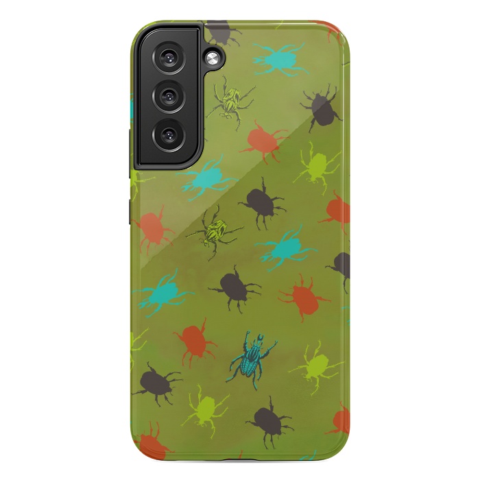 Galaxy S22 plus StrongFit Beetles & Bugs by Lotti Brown