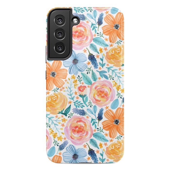 Galaxy S22 plus StrongFit Bold Blooms by Tangerine-Tane