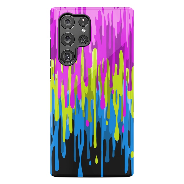 Galaxy S22 Ultra StrongFit Colorful liquid by Alberto