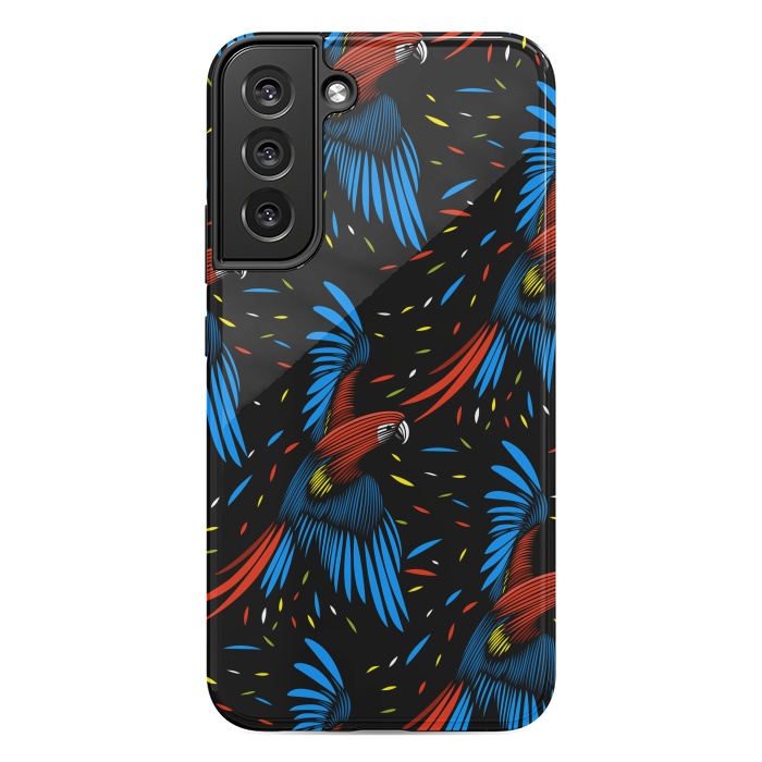 Galaxy S22 plus StrongFit Tribal Macaw by Alberto