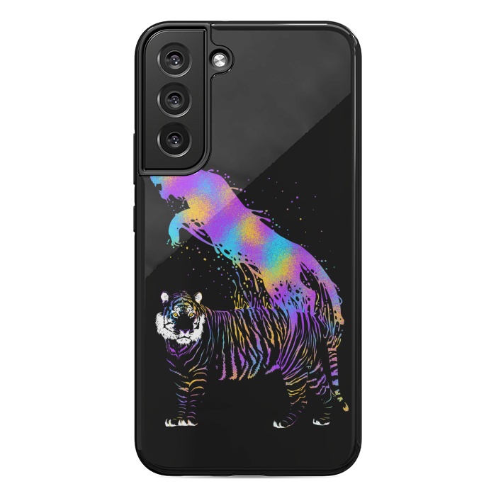 Galaxy S22 plus StrongFit Tiger ink colorful by Alberto