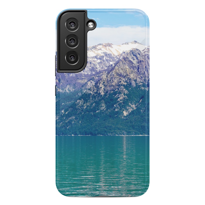 Galaxy S22 plus StrongFit Purple mountains by Laura Nagel