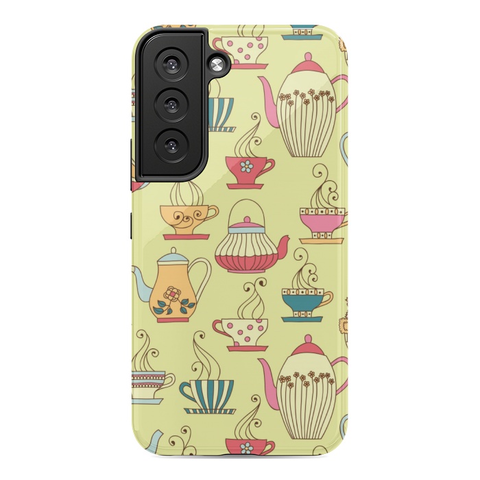 Galaxy S22 StrongFit antique cups love by MALLIKA